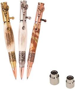 Penn State Industries PKCP8DHSS Deer Hunter Bolt Action Ballpoint Pen Kit Starter Package Woodturning Project