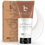 Self Tanner Tanning Lotion - Made with Natural & Organic Ingredients, Sunless Tanning Lotion for Body, Perfect Self Tan for Women & Men for a Natural Looking Glow, Fair to Medium