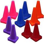 BlueDot Trading 9" Cones (20 Pack), Assorted Colors