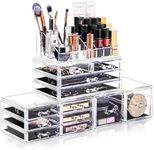 URMOMS Makeup Organizer 4 Pieces, A