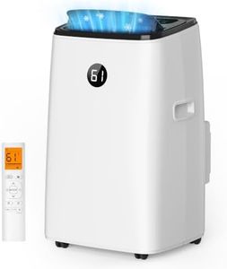 AGTANA 16,000 BTU Inverter Portable Air Conditioners Dual Hose AC Unit 42dB | For Large Room up to 800 Sq. Ft, 3-in-1 Self-Evaporating AC with Fan & Dehumidifier, Remote Control, White