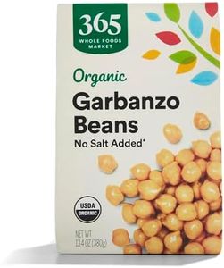 365 by Whole Foods Market, Organic Unsalted Garbanzo Beans, 13.4 Ounce