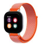 NOLIKO Kids Replacement Band Compatible with Gabb Watch 3 2 1/Verizon Gizmo Watch 3 2 1/T mobile SyncUP Watch, Nylon 20mm Small Size Wrist Strap for Boys Girls, Orange