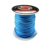SPEARFISHING WORLD Speargun Reel or Shooting Line 2.0 mm - 100% Spectra - 1000 Lbs Tensile Strength (Blue)
