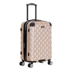 Kenneth Cole Reaction Diamond Tower Luggage Collection Lightweight Hardside Expandable 8-Wheel, Rose Gold, 20-Inch Carry On, Diamond Tower Luggage Collection Lightweight Hardside