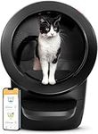 Litter-Robot 4 with Step & Fence by Whisker (Black) - Automatic, Self-Cleaning Cat Litter Box, WiFi Enabled, Works with Any Clumping Litter, Complimentary 2-Year WhiskerCare Warranty