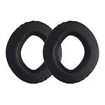 kwmobile Ear Pads Compatible with Sennheiser PX360 / MM550-X / MM450-X Earpads - 2x Replacement for Headphones - Black