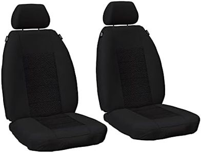 Sperling Custom Black Front Jacquard Seat Covers Compatible with Mazda CX-5 KE SUV 2012-2017