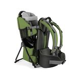 besrey Baby Backpack Carrier, Toddler Hiking Backpack with Safety 3-Height Seat, Adjustable Straps&Waist Belt, Foldable Frame Lightweight Large Capacity Child Carrier for Hiking (Army Green)