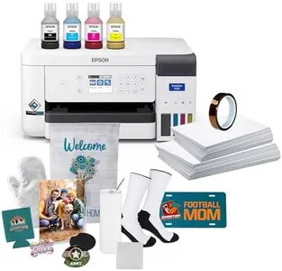 Epson SureColor F170 Dye-Sublimation Printer. Includes Full Set of Ink, User Guide, AC Power Cable, Sublimation Starter Kit, Thermal Tape, 8.5" x 11" & 8.5" x 14" Paper SCF170