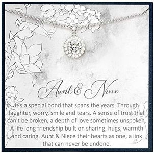 Grace of Pearl Aunt Necklace Niece Necklace Gifts for Aunt Gifts for Niece Gifts Aunt Niece Necklace Gifts for Aunt Birthday Gifts for Niece Birthday Gift, Metal, not known