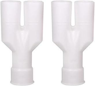 unrulysoul Double Drain Hose Joiner Replacement for Fisher and Paykel 529872 for Dual Drawer Dishwashers 2pcs