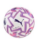 Puma Unisex Orbita Pro Premier League Soccer Ball (FIFA Quality Pro), White-Multicolor AH25, 5