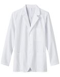 TAURPIS Unisex Lab Coat: Wrinkle-Free| Stain-Resistant| Poly Viscose Medical Apron (L/38)