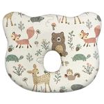 abracadabra Memory Foam Baby Head Shaping Pillow For Preventing Flat Head Syndrome, 0+ Years, 26 Cm X 21 Cm X 4 Cm - Bambi & Friends, Multicolor