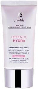 Bionike Defence Hydra - Crema Viso Idratante Ricca, per Pelli Sensibili Secche e Molto Secche, Idrata Intensamente, Nutre e Protegge, Dona Elasticità e Morbidezza, 50 ml