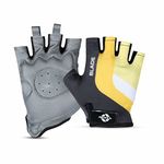 Nivia Blade Fitness Sports Gloves for Men & Women, Gloves Gym Workout & Accessories Men, Men Workout Sports & Fitness Gloves, Hand Gloves Gym Men, Grip Gloves, Exercise Gloves (Medium) - Yellow