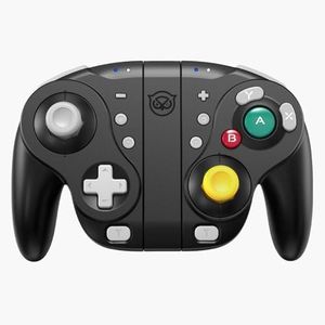 NYXI Wizard Gamecube Switch Controller for Nintendio Switch/Switch OLED, Wireless Gamecube Controller with Hall Effect Joystick, Programmable, Mechanical Trigger, 6-Axis Gyro, Turbo & Vibration