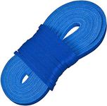 TOFL Leather Boot Laces|1/8 Inch Thick 72 Inches Long|2 Leather Strips [1 Pair], Blue, 72 Inches Long