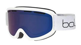 bollé - FREEZE PLUS White Matte - Bronze Blue Cat 3, Ski Goggles, Medium, Unisex Adult