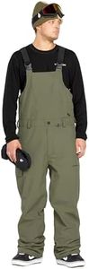 Volcom Men's V.Co Sparta Bib Overall Ivy S5 S