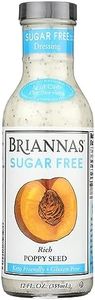 Brianna's Rich Poppy Seed Dressing, All Natural, Sugar Free, 12 Fluid Ounces (Pack Of 6)