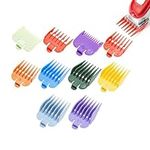 10 Pcs Clipper Guards for Wahl, Clipper Guards, Hair Clipper Guards, Hair Clipper Attachments Hair Cutting Guides Replacement Combs Set Hair Clipper Guide Combs for Hairdressing Salons and Home