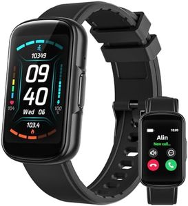 Parsonver Fitness Tracker with Step Counter/Calories/Stopwatch, Health Activity Tracker with Heart Rate Sleep Monitor, IP68 Waterproof Smart Watch 110+ Sport Modes Pedometer Watch for Women Men, Black