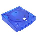 Translucent Plastic Shield Blue Shell, Shock Absorption Plastic Housing Shell Easy to Remove Blue for SEGA Dreamcast DC