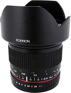 Rokinon 10mm F2.8 ED AS NCS CS Ultra Wide Angle Lens for Nikon Digital SLR Cameras with AE Chip for Auto Metering (10MAF-N)