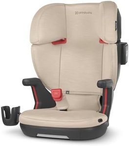 UPPAbaby Alta V2 High Back Booster Seat/Seven-Position, Active Support Headrest for Growing Children/SecureFit Integrated Belt Guide + Positioner/Cup Holder Included/Kavneer (Almond Mélange)