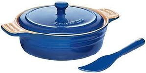 Chasseur La Cuisson Camembert Baker with Cheese Spreader, Blue