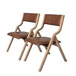 LEVEDE Set of 2 Folding Chairs, Ful