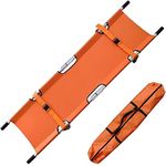 Two Fold Stretcher Aluminium for Medical Emergency with Patient Holding Strap with Cover