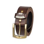 Levi's Men's Casual Belt, Brown, Large (38-40)