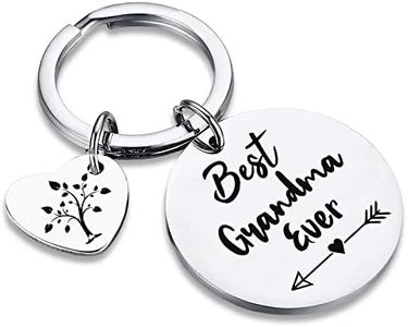 Best Grandma Ever Keychain Gifts from Granddaughter Grandson Grandma Tree Keychains for Women Grandmother Nana Gifts for Grandma Birthday Gifts from Grandchildren Nana Mothers Day Gifts for Grandma