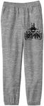 Bioworld Batman Character Portrait Youth Boy's Athletic Heather Gray Sweatpants-Medium