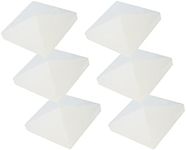 GKOLED 6-Pack 4" x 4" Pyramid White