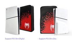 New World Premium Diving Material PS5 Slim Dust Cover Anti-Scratch Dustproof Waterproof Shell Washable Protective Case for PS5 Slim Disc&Digital Console