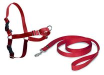 PetSafe Easy Walk Harness, No-Pull Walking Harness for Dogs, Adjustable Fit, Includes 1.8m Lead, Medium-Red