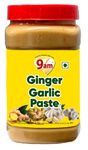 9am Ginger Garlic Paste 950g | Ready to Use Adrak Lahsun Paste| Naturally Processed, Quality Assured, Fresh Homemade Ingredients | No Added Flavor | Time-Saving Convenience | Enhance Every Dish