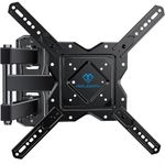 PERLESMITH Full Motion TV Wall Mount for 26-60 Inch Flat, Curved, LED, LCD, OLED, 4K TVs with Tilt, Swivel, Extension, Level, Articulating Arms TV Bracket VESA 400x400, Corner TV Mount up to 77 lbs