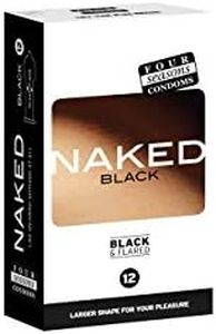 Four Seasons Naked Black Condoms 12pk