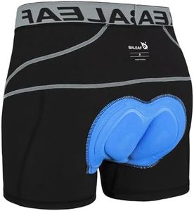 BALEAF Men's 3D Padded Bike Shorts Cycling Underwear MTB Liner Road Biking Bicycle Clothes Grey XL