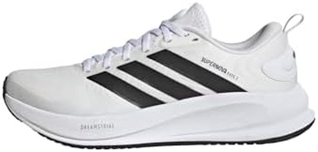 adidas Herren Supernova Ease 2 Running Shoes, FTWR White/Core Black/Crystal White, 42 2/3 EU