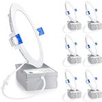 Ensenior 6Inch LED Recessed Slim Po