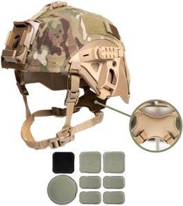 FMATAL GEAR IHPS Fast Tactical Helmet with Cover, Compatible with Airsoft, Paintball, and Cosplay, Lightweight(MC, LXL)