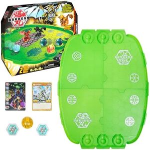 Bakugan Evo Battle Arena, Includes Exclusive Leonidas Bakugan, 2 Cards and BakuCores, Neon Game Board for Bakugan Collectibles, Ages 6 and Up