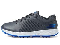 Skechers Men's Elite 5 Arch Fit Waterproof Golf Shoe Sneaker, Gray/Blue, 11.5