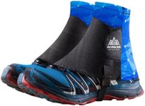 TRIWONDER Reflective Trail Gaiters Running Gaiters Low Ankle Gators with UV Protection for Men Women (Blue)